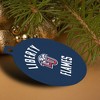 Liberty University Flames Logo Aluminum Holiday Christmas Tree Ornament - 4 of 4