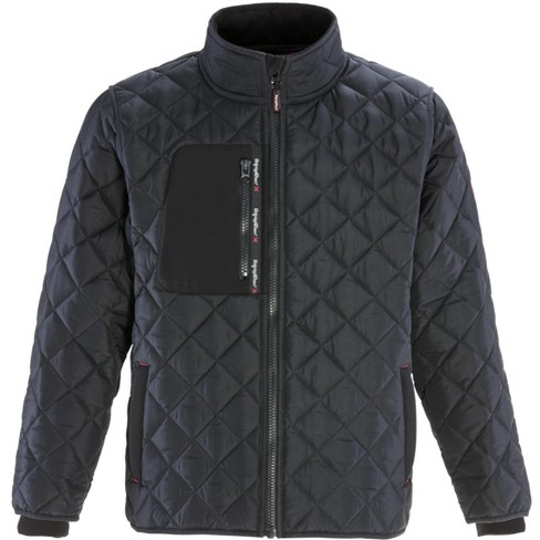 Refrigiwear Men's Insulated Diamond Quilted Jacket With Fleece Lined ...