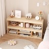 Acekool 5-Cube Kids Storage Organizer with Drawer, Wooden Toy Storage Cabinet for Playroom, Nursery, Classroom - 4 of 4