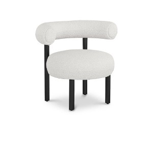 Meridian Furniture,Bordeaux Boucle Fabric Accent Chair - 1 of 4