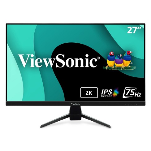 ViewSonic VX2767U-2K 27 Inch 1440p IPS Monitor with 65W USB C, HDR10  Content Support, Ultra-Thin Bezels, Eye Care, HDMI, and DP input