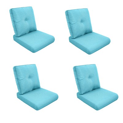 Buenhomino Outdoor Seat Cushion Set 25 x 22 x 4 Inch,Waterproof & Fade Resistant Outdoor Chair Cushions,Deep Seat Cushion with Removable Cover