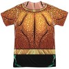 Popfunk Justice League Aquaman Rebirth Uniform Front-Back Print Adult Sublimated Costume T-Shirt - 2 of 4