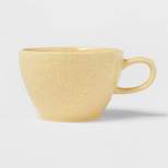 19oz 'In-Mold Floral Pattern' Latte Mug Sunglow Yellow - Threshold™