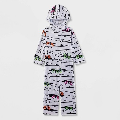 Toddler Adaptive Blacklight Responsive Neon Eyes Mummy Halloween Costume Hooded Jumpsuit Hyde Eek Boutique Target