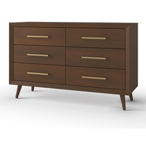 Child Craft 6-Drawer Cranbrook Double Dresser for Nursery or Bedroom, Anti-Tip Kit Included to Prevent Tipping, Non-Toxic, Baby Safe Finish - 1 of 4