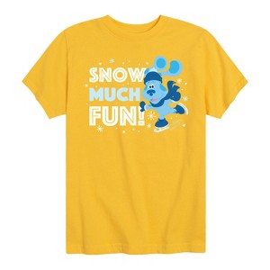Boys' - Blue's Clues & You! - Snow Much Fun Short Sleeve Graphic T-Shirt - 1 of 4