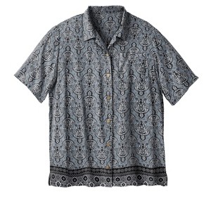 KingSize KS Island Printed Rayon Short-Sleeve Shirt - 1 of 4