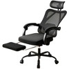 Infurnic Task and Office Chairs, Office Desk Chair with Adjustable Lumbar Support, High Back Chair for Home and Office, Black, 24.8"*24.8"*49.2" - 4 of 4