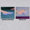 Women's - Disney - Expectation Vs. Reality Glass Slipper Fitted Graphic T-Shirt - 2 of 3