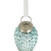 NAYSAYE Party Decoration and Accessories Glass Tear Drop Ornaments Set of 12 for Christmas Tree Decorations, Blue, 1.7"*1.7"*3.1" - 4 of 4