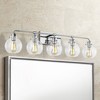 Generation Lighting Clara 40" Wide Chrome 5-Light Bath Light - 2 of 2