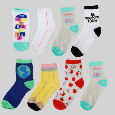 8pk Adult Socks - Bullseye's Playground™