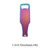 Unique Bargains Bottle Opener Bottle-Shaped Wine Opener Hand Wash Only Stainless Steel 1.3"x4.72" 1Pcs - 3 of 4