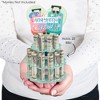 Big Dot of Happiness Honeymoon Fund - DIY Wedding or Engagement Party Money Holder Gift - Cash Cake - 2 of 4