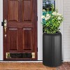 Set of 2 Large 29" Black Planters, Tall Flower Pots with Self-Watering System & Water Level Monitor, Indoor/Outdoor for Patio, Garden, Office - 2 of 4