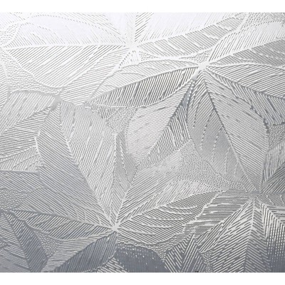 Elm Frosted Floral Privacy Window Film, 24" x 36" Vinyl