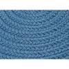 Colonial Mills Reversible Flat-Braid (Oval) Runner Braided Runner, Oasis Blue 2'4"x7', Oval Shape - 3 of 3