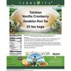TerraVita Tahitian Vanilla Cranberry Dandelion Root Tea (25 tea bags, ZIN: 561510, 2-Pack) - 2 of 4