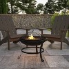 Flash Furniture 22" Round Wood Burning Firepit with Mesh Spark Screen and Poker - 2 of 4