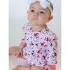 RuffleButts Baby Toddler Girls Long Sleeve Flutter Bubble Romper - 3 of 4