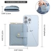 Clotth Wallet for Women - Slim RFID Blocking Thin Credit Card Holder with Zipper Coin Pocket & ID Window for Essential Travel & Daily Use - 3 of 4