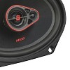 Cerwin-Vega® Mobile HED® Series 6-In. x 8-In. 360-Watt-Max 3-Way Coaxial Speakers, Black and Red, 2 Pack - 2 of 4