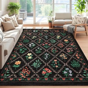coucheta Multi-size Modern Area Rugs for Living Room, Machine Washable Farmhouse Luxurious Soft Non Slip Carpet, for Bedroom, Office, Dining Room - 1 of 4