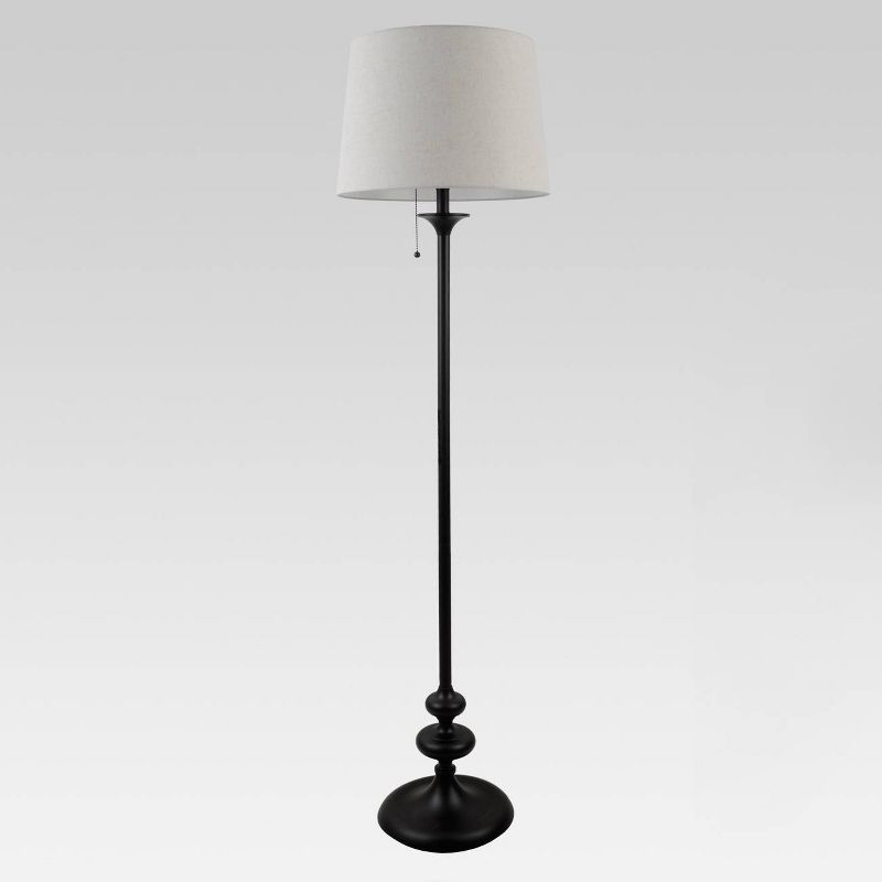 Londonberry Stick Floor Lamp Black - Threshold™, 1 of 9