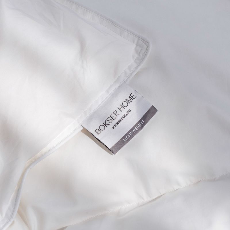 Lightweight Luxury White Duck Down Duvet Comforter Insert | BOKSER HOME, 4 of 17