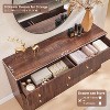 SinCiDo 8 Drawer Fluted Dresser, 55" Wide Wood Chest of Drawers with Deep Storage, Modern Storage Organizer for Bedroom, Living Room - 2 of 4