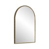 Wooakway 35.83"H 2-Piece Retro Arch Iron Bathroom/Vanity Mirrors Disressed Wall Mirrors Vintage Makeup Mirrors Antique Decor Mirrors - 2 of 4