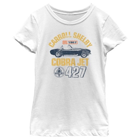 Women's Shelby Cobra Sports Car Sketch Racerback Tank Top - White