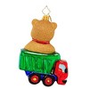 Christopher Radko 4.75 In From The Toy Chest Dump Truck Teddy Bear Tree Ornaments - 2 of 3
