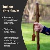 Brazos - Brazos 55 Twisted Oak Trekker Walking Stick, Brown - 3 of 3