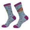 Crazy Dog T-Shirts Women's Draw Me Like One Of Your French Girls Socks Funny Lounging Cat - 2 of 4