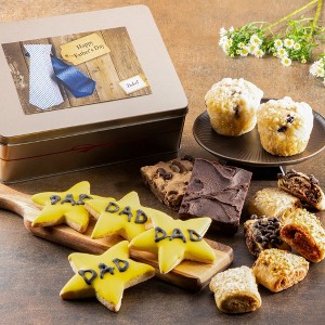 Dulcet Gift Baskets Father's Day Gift Basket, Cookies and Rugelah Food Gifts for Men, Father, Grandfather, Stepfather, Father-In-Law, and Husband - 1 of 4