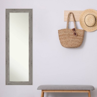 Regis Gray-Washed Distressed Wood Full Length Mirror