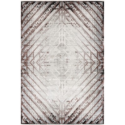 Nuloom Jesse Geometric Faded Fringe Indoor Area Rug