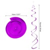 Unique Bargains Party PVC Hanging Swirls Double Strip Decorations 30 Pcs - 2 of 4