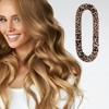 Unique Bargains Women's Small Leopard Print Hair Rollers 11.42"x5.31" Brown 1pc - 2 of 4