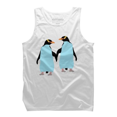 Adult Design By Humans Pride Penguins Holding Hands By mailboxdisco Tank Top