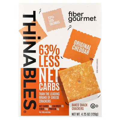 Fiber Gourmet, Thinables®, Original Cheddar, 4.25 oz