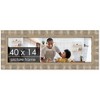 PosterPalooza | 40x14 Wide Bamboo Picture Frame, UV Acrylic, 4 Finishes - Brown, Black, Silver, and Natural - 2 of 4