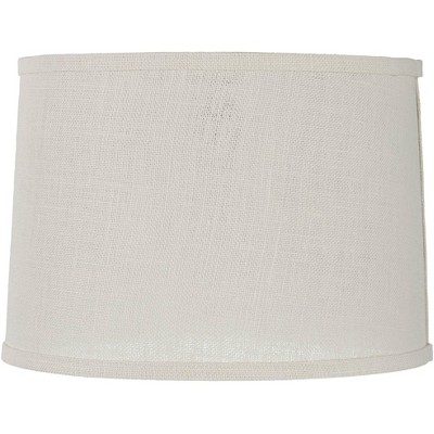 off white drum lamp shade