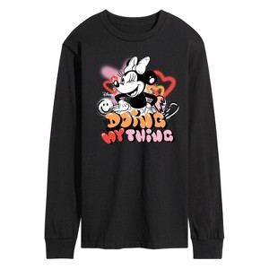Men's - Disney - Minnie Mouse Long Sleeve Graphic T-Shirt - 1 of 4