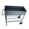 Mobile Metal Raised Garden Bed Cart with Legs, Elevated Tall Planter Box with Wheels for Outdoor Indoors House Patio Backyard Vegetables Tomato DIY - 3 of 4