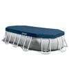 Intex Prism Frame 16.5' x 9' x 4' Oval Above Ground Swimming Pool Set with Filter Pump, Ladder, Pool Cover, and Protective Sun Canopy Shade - 4 of 4