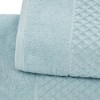 4pc Cotton Diamond Textured Towel Set - Isla Jade - 4 of 4