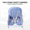 BabyBond Portable 3 in 1 Baby High Chair, Convertible High Chair for Babies and Toddlers with 5 Point Harness and Three Adjustable Height Settings - 4 of 4